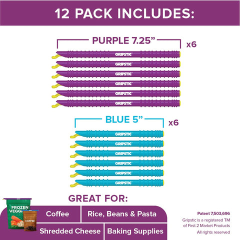 GripStic bag sealer shows waterproof seal protecting snacks