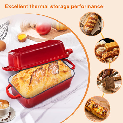 GRMlmosa cast-iron bread pan delivers durable performance and flavor