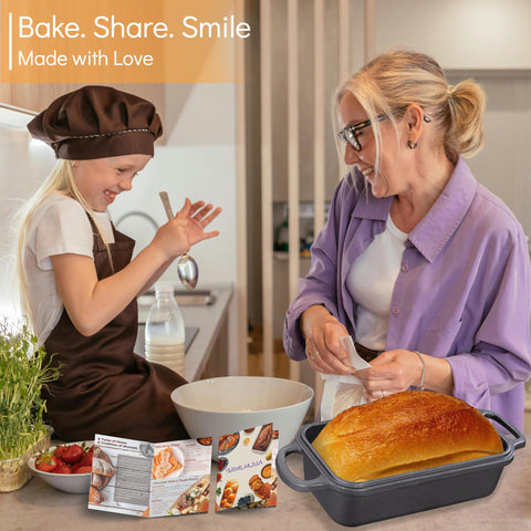 GRMlmosa easy-clean cast iron pan for long-lasting use.