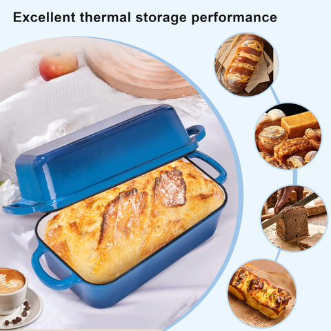 GRMImosa 9x5 inch pan fits standard bread recipes for home bakers.