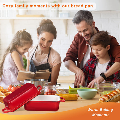 GRMlmosa loaf pan 9x5 inches fits standard recipes with even heat