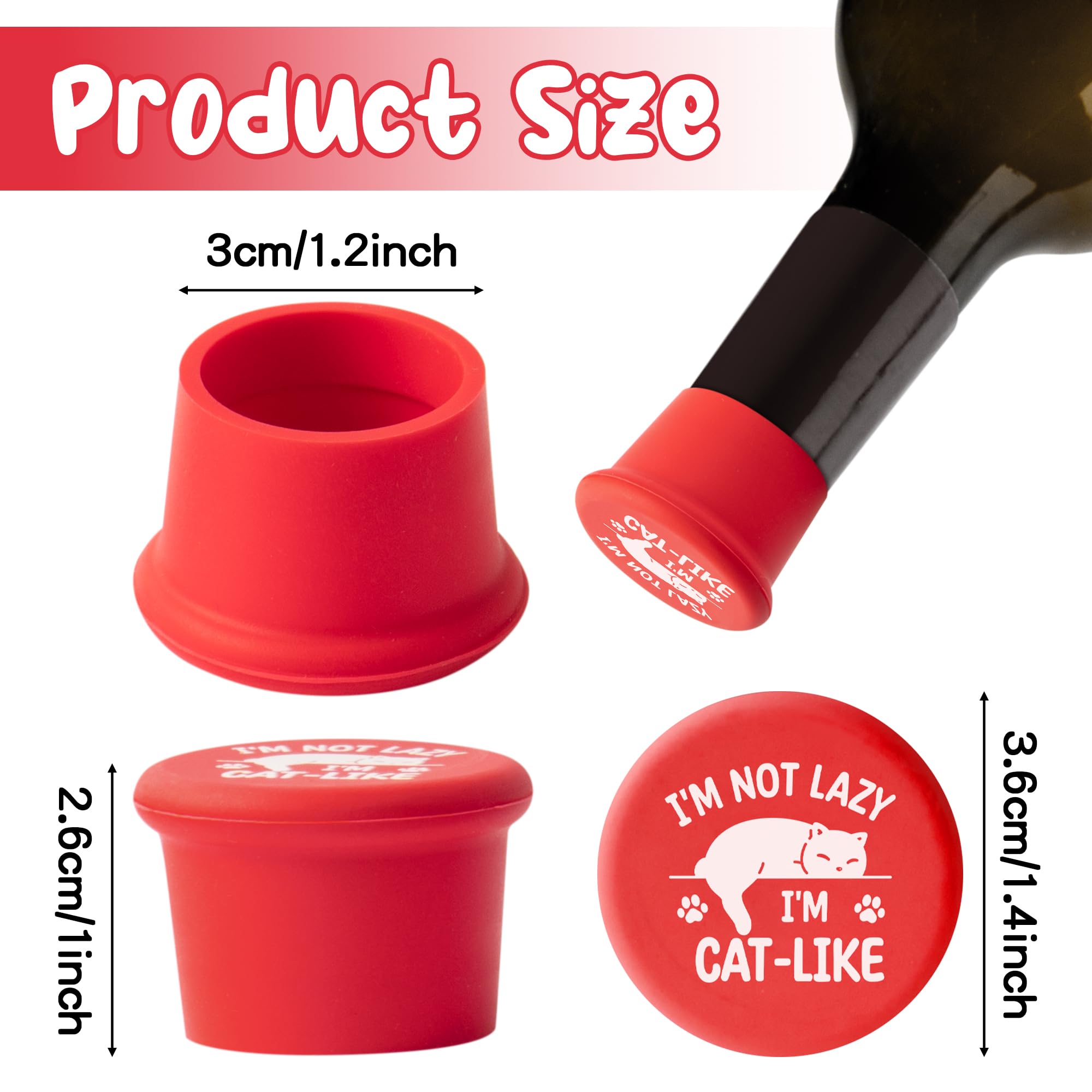 GROBRO7 silicone stoppers deliver a secure airtight seal for long-lasting wine flavor after opening.