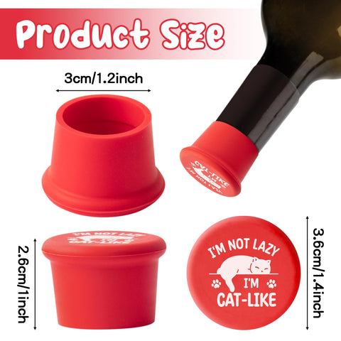 GROBRO7 silicone stoppers deliver a secure airtight seal for long-lasting wine flavor after opening.
