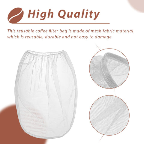 GRONGU reusable mesh filter bag for premium cold brew filtration