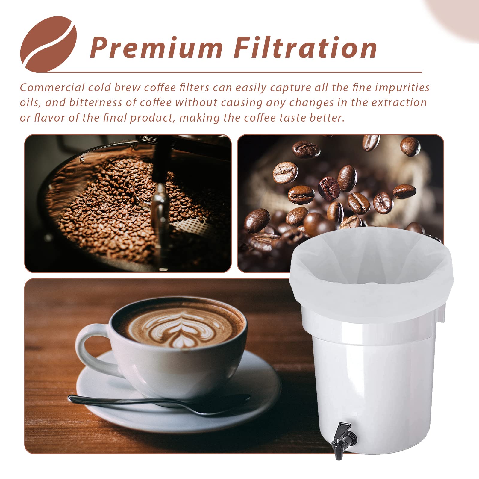 GRONGU premium filtration bag preserves flavor by removing oils and impurities