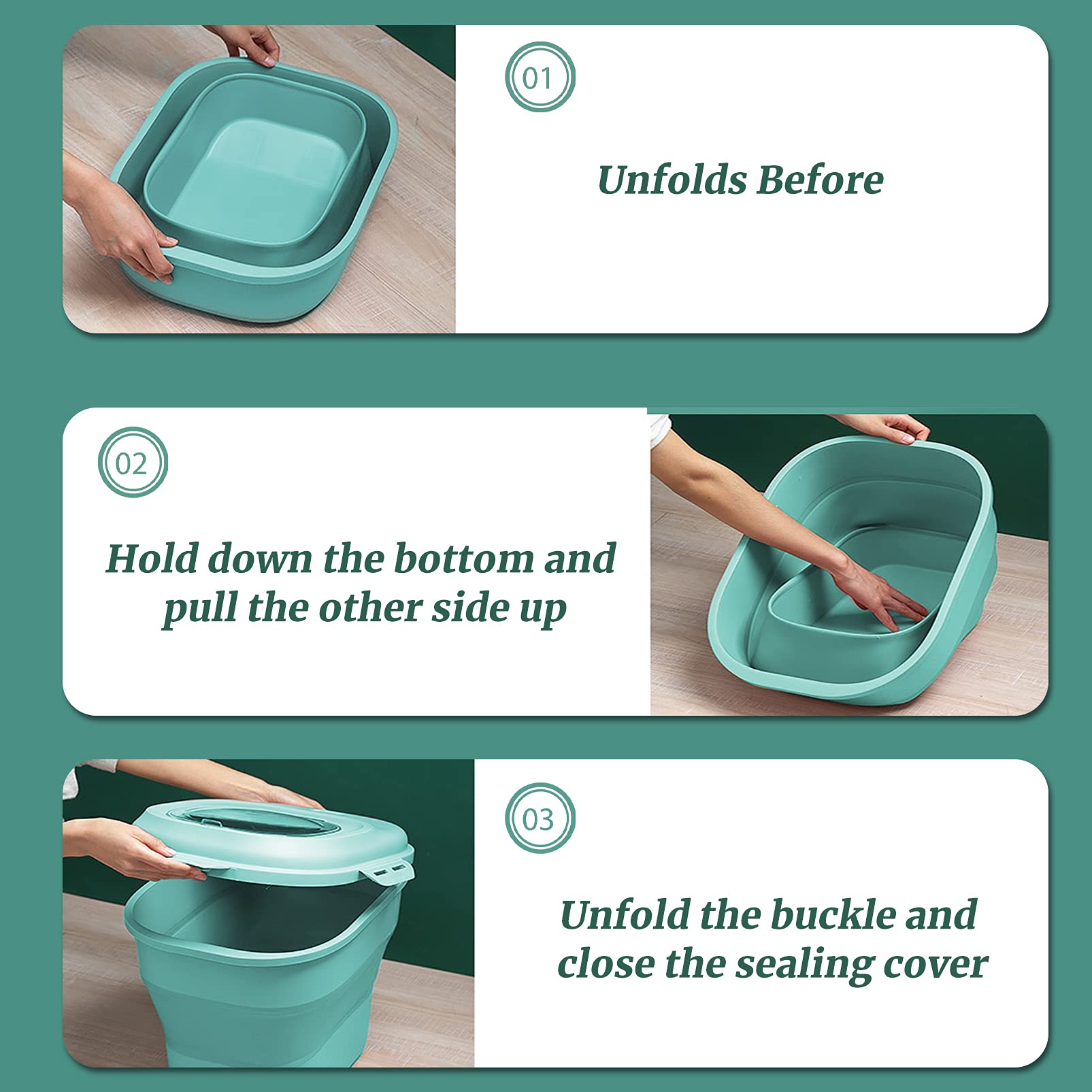 Gropecan airtight leakproof lid with silicone gasket preserves freshness.