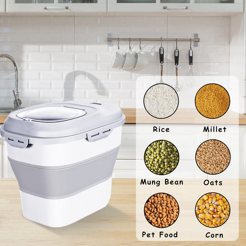 Gropecan measuring cup included for precise portions and quick checks.