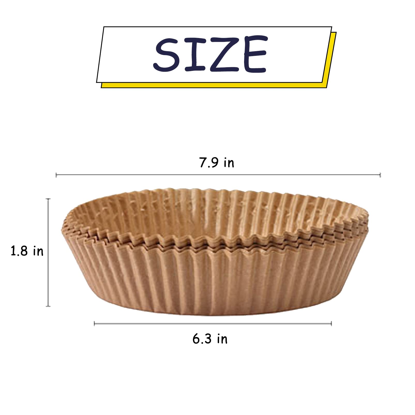 Gropecan parchment paper non-stick liner saves prep time and prevents sticking.