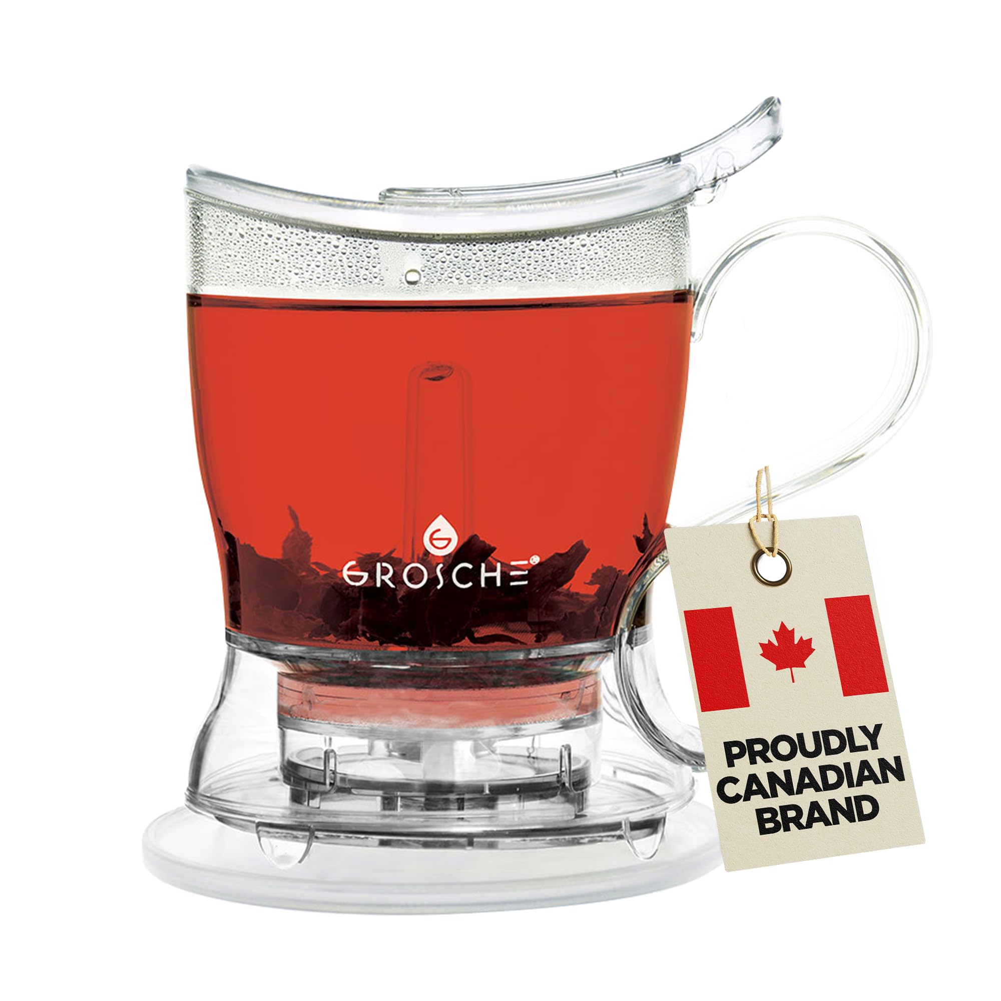 GROSCHE Aberdeen teapot bottom-dispense pour for effortless brewing