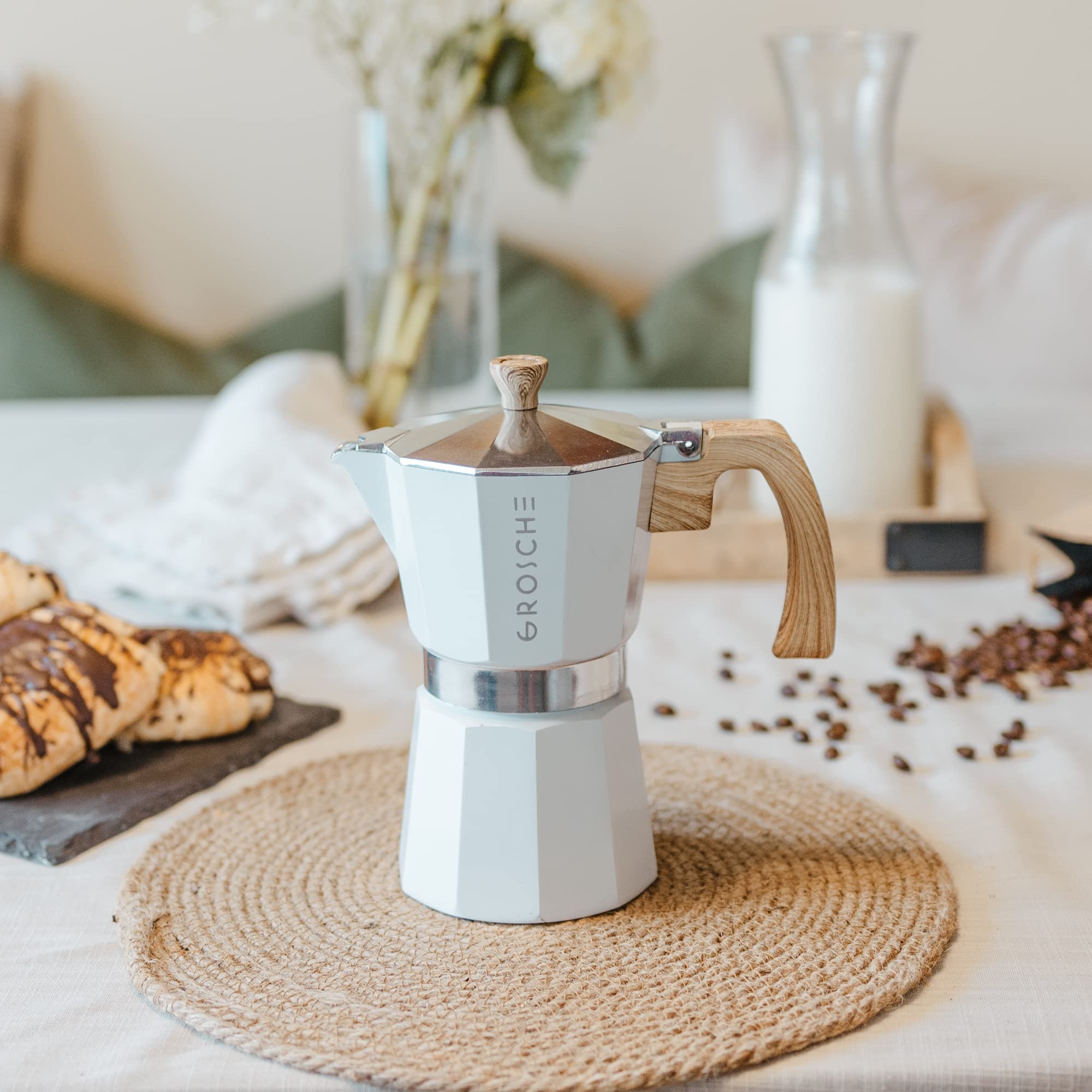 GROSCHE Milano burn guard protects fingers while venting steam