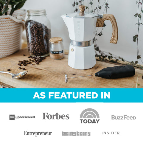 GROSCHE Milano stovetop moka works on induction; heats slowly on non-magnetic bases