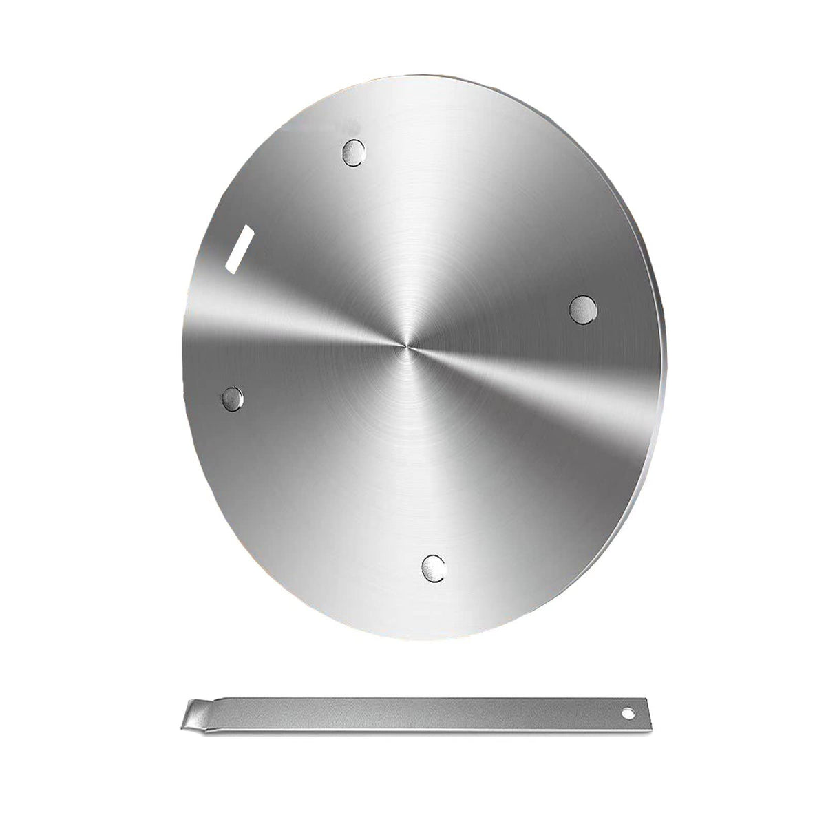 Grourarty 11inch heat diffuser plate top view showing even heat spread