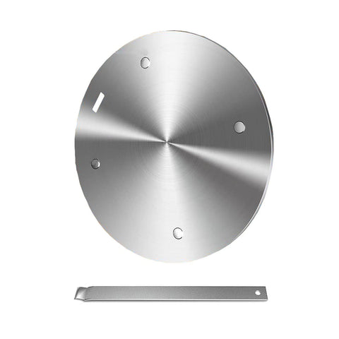 Grourarty 11inch heat diffuser plate top view showing even heat spread