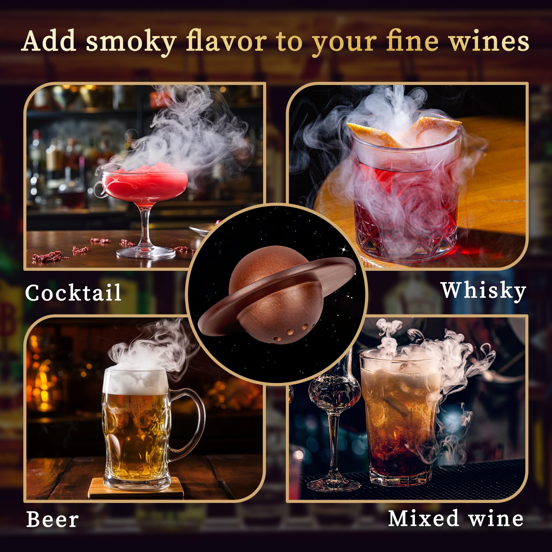 Grovind Oak wood chip flavor delivers smoky, well-rounded notes
