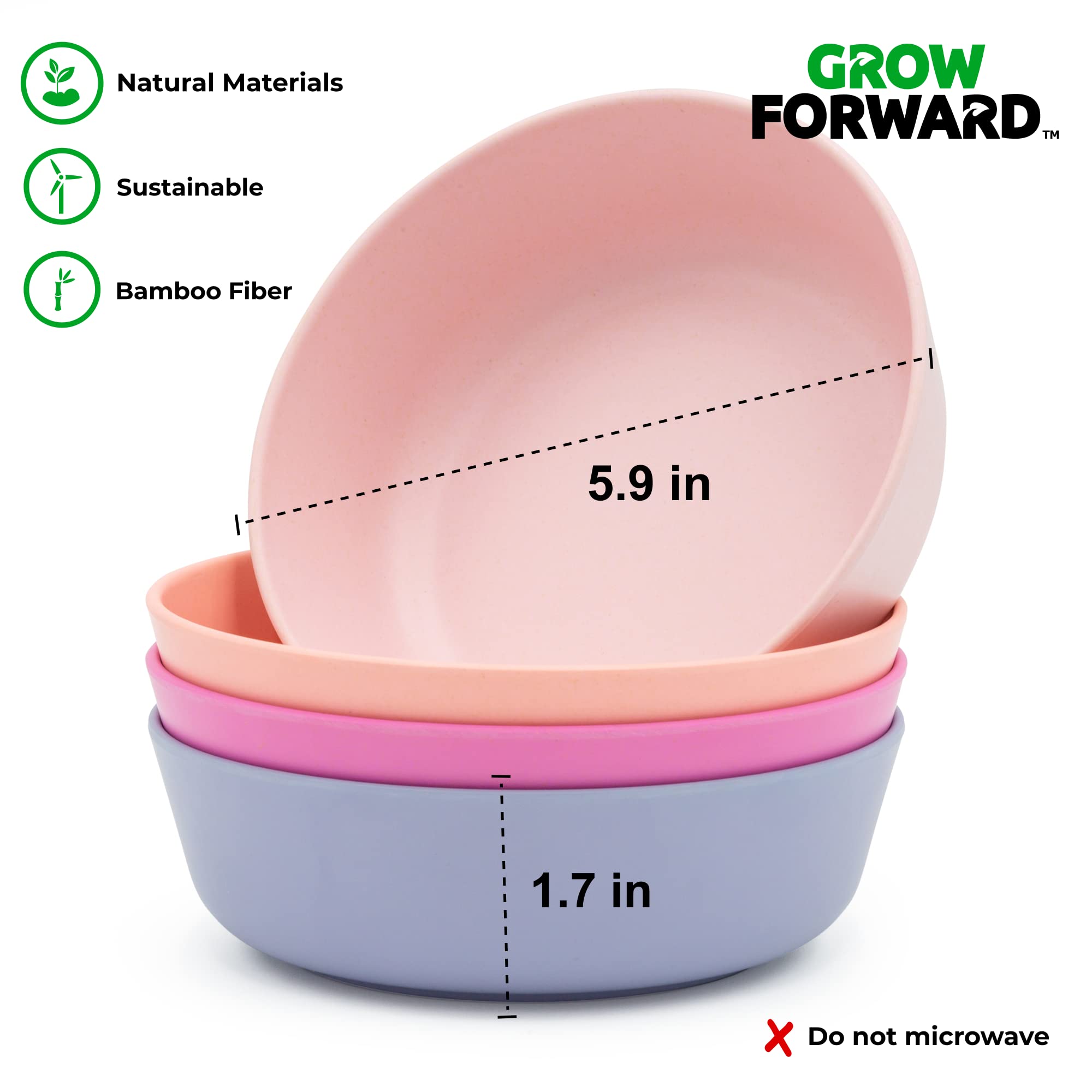 Grow Forward BPA-free kid dishes designed for safe everyday meals