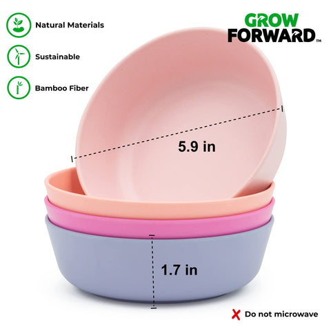 Grow Forward BPA-free kid dishes designed for safe everyday meals