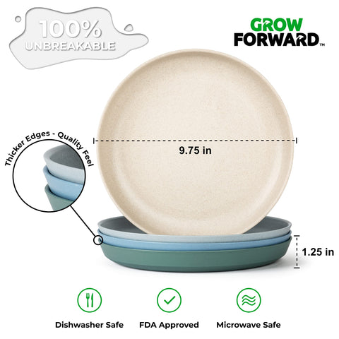 Grow Forward deep 28oz bowls ready for soups, cereals, and salads