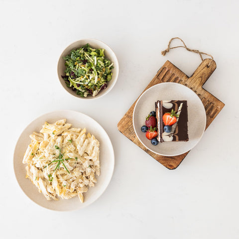 Grow Forward microwave-safe dishware simplifies quick family meals