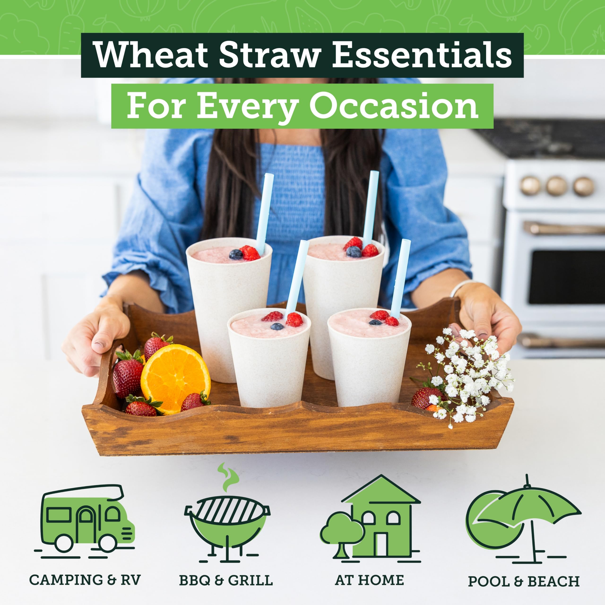 Grow Forward Sahara 13 oz set, colorful and durable, space-saving for kitchens.