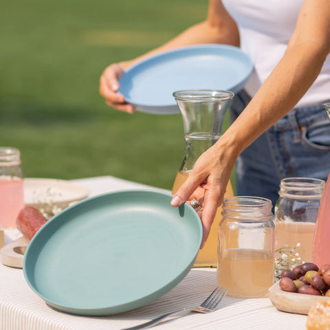 Grow Forward unbreakable wheat straw dinnerware drop-proof against drops during adventures