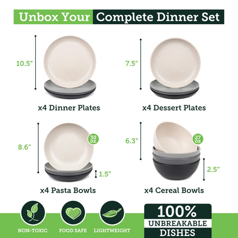 Grow Forward Moonlight cereal bowl—27 oz capacity for family breakfasts and camping.