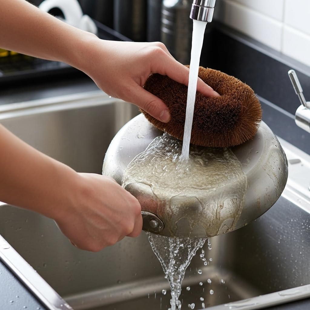 GrowByCoco reusable cleaning tool fits daily kitchen tasks.