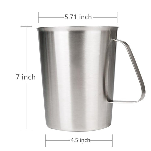 GRSPEHS wide-mouth measuring cup eases filling and cleaning