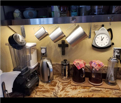 GRSPEHS professional latte art pitcher for espresso machines.