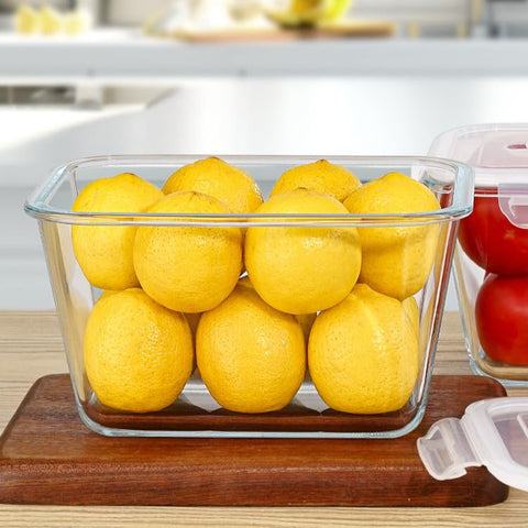 GRZJOPP dishwasher-safe glass container simplifies cleaning after family meals