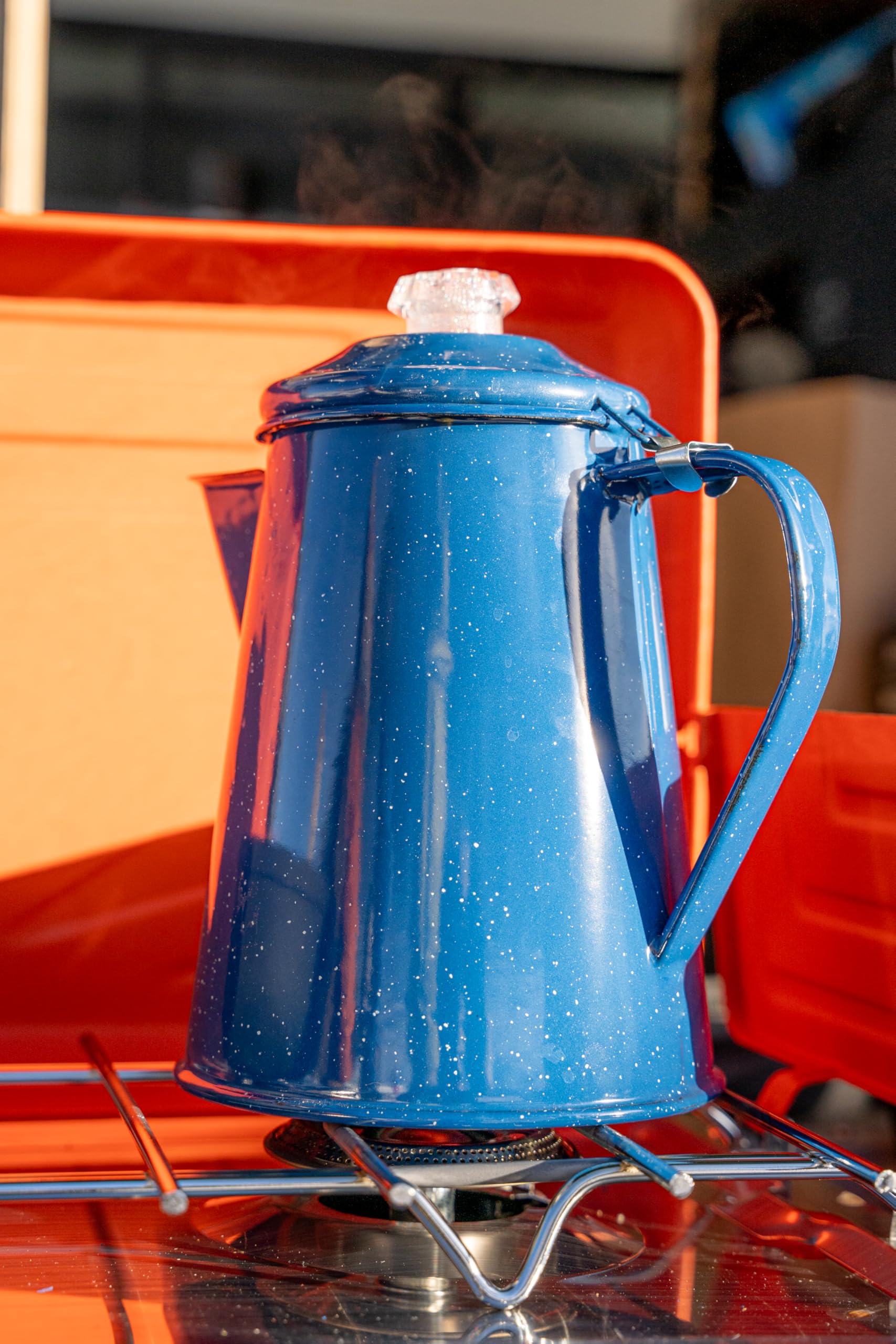 GSI Outdoors Percolator adapts to camping, cabins, RVs, or home mornings