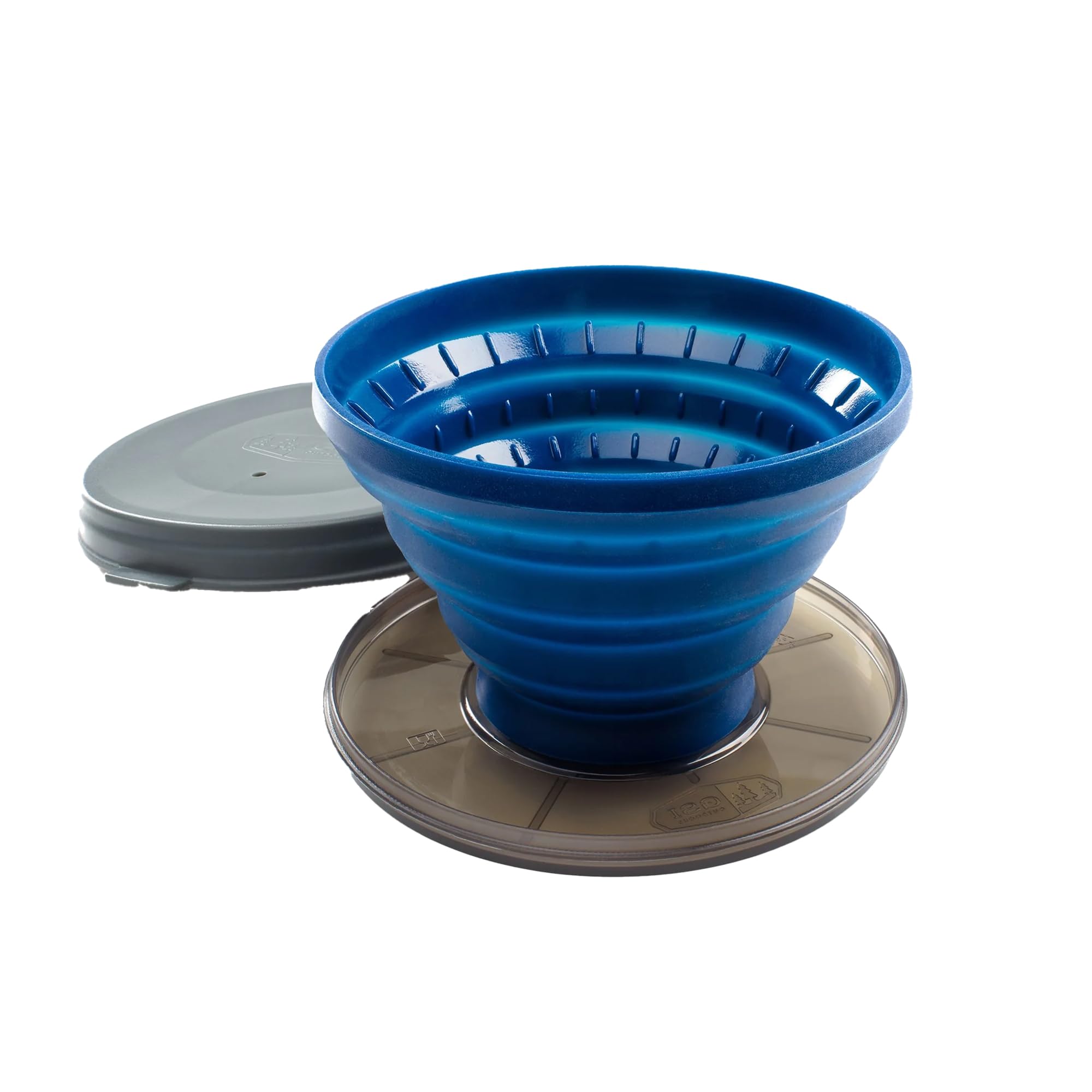 GSI Outdoors Pour-Over Java Drip collapsible cone for on-the-go brewing.