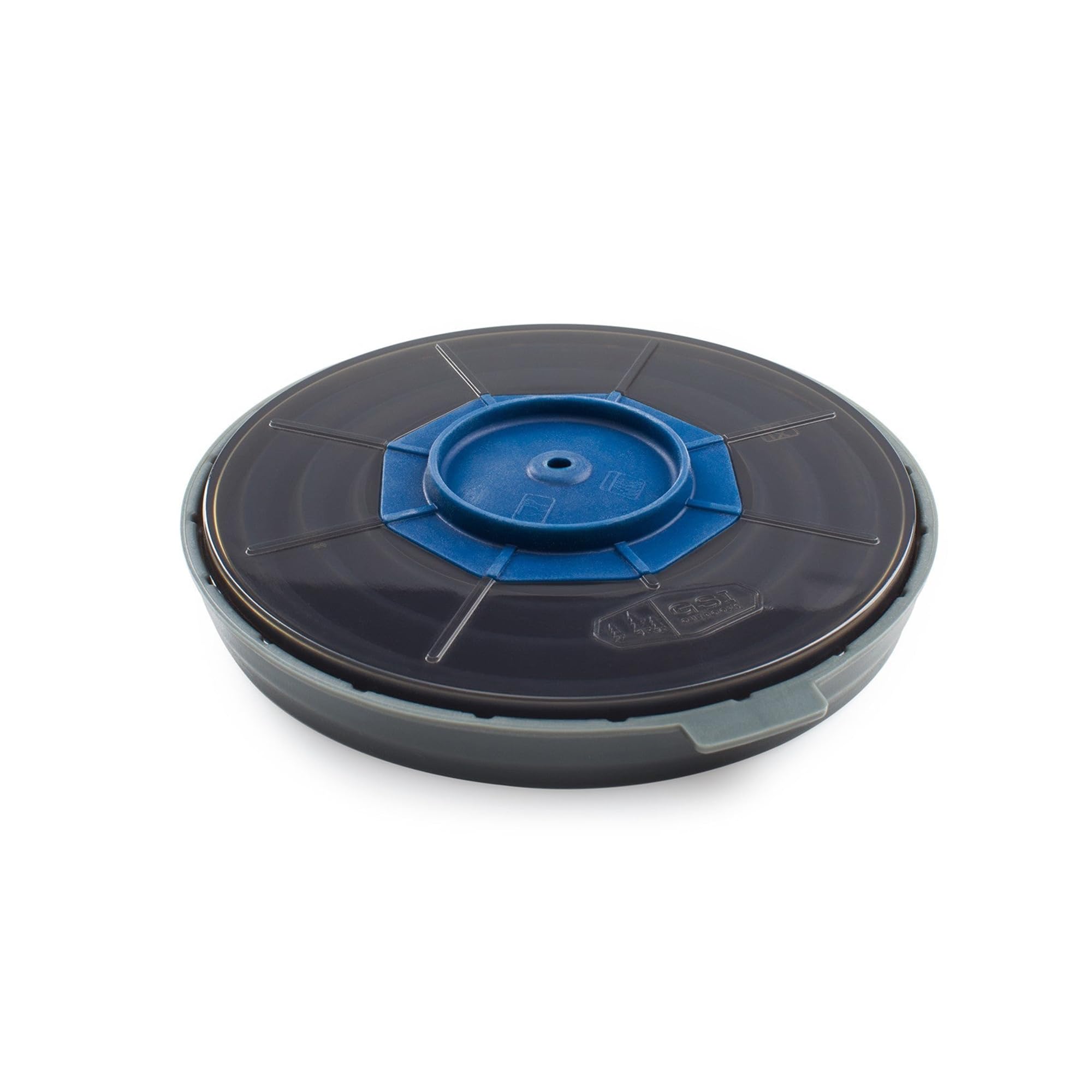 GSI Outdoors Pour-Over Java Drip cover doubles as a trivet during transport.