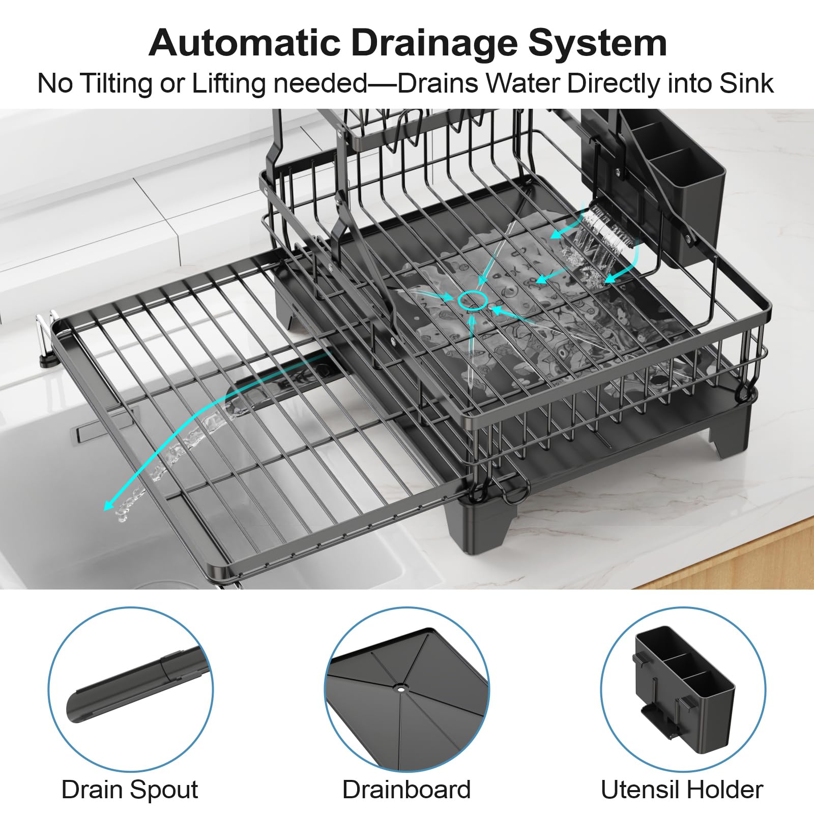 GSlife rust-proof metal construction resists daily wear