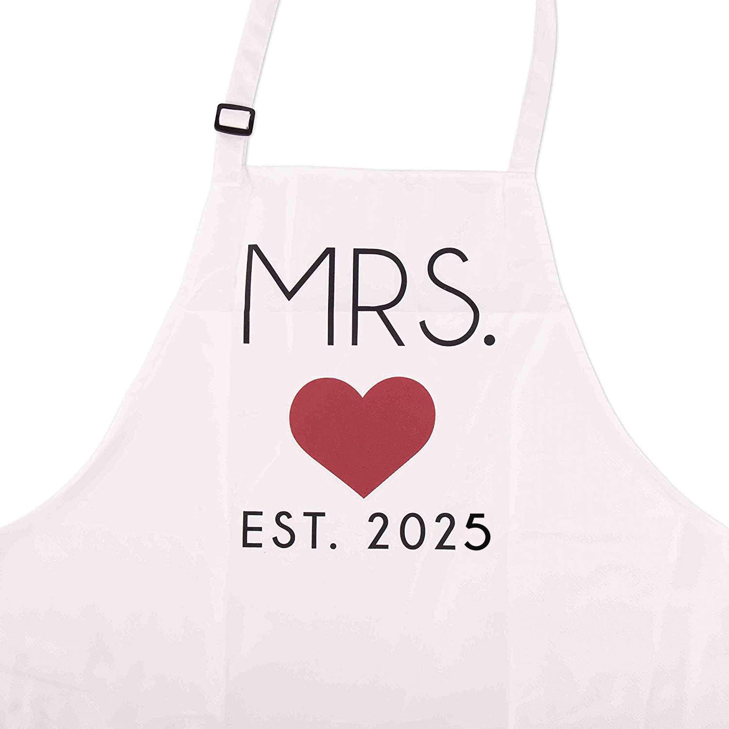 GSM Brands adjustable neck strap apron fits all for comfortable cooking.