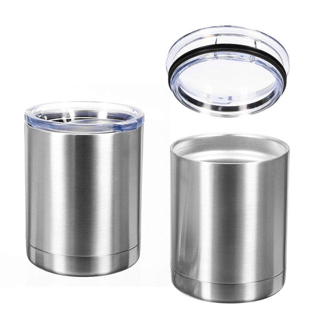 Gteller 10oz Lowball Tumbler vacuum insulation keeps beverages at temperature.