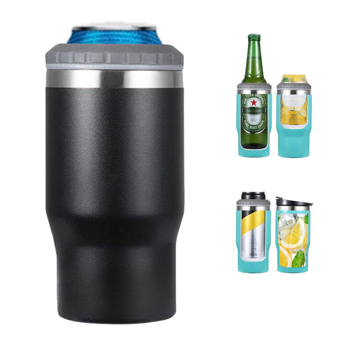Gteller 4 in 1 insulator for cans and bottles keeps drinks cool on the go.