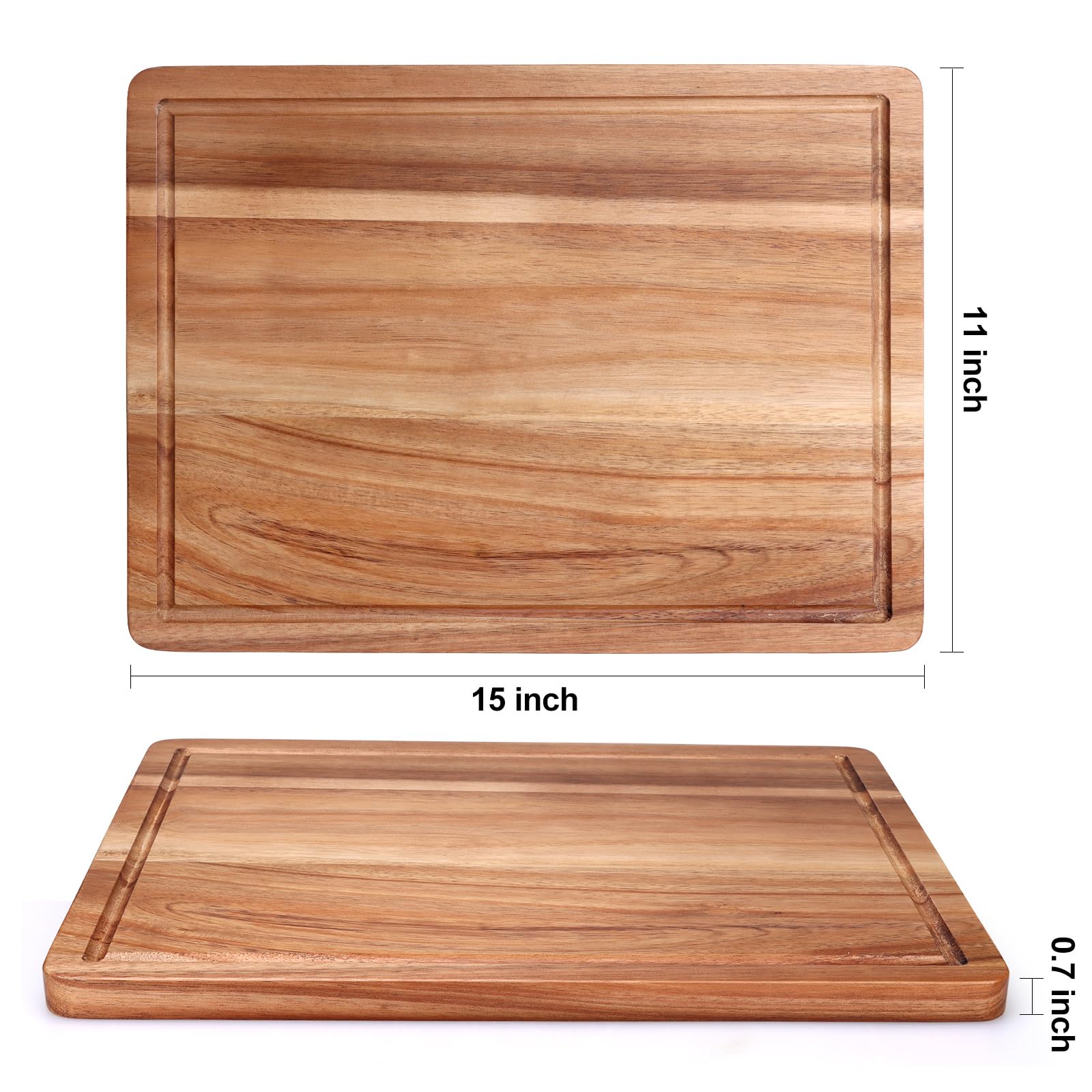 Gtencemen Acacia cutting board easy to clean by hand after use