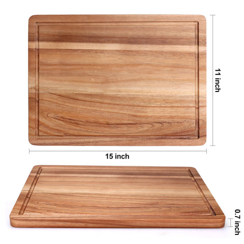 Gtencemen Acacia cutting board easy to clean by hand after use
