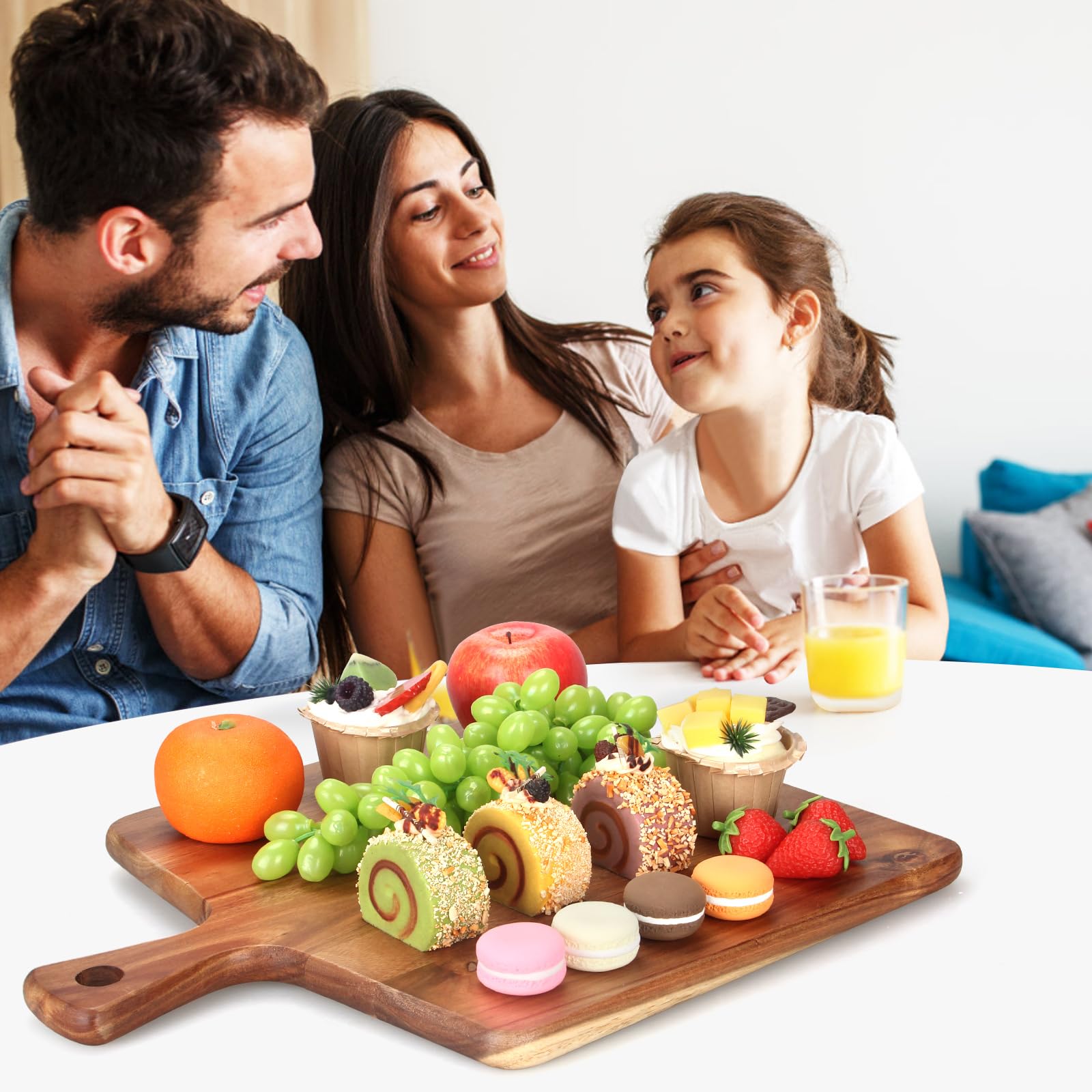 Gtencemen 17x13 cutting board offers ample prep space and stability