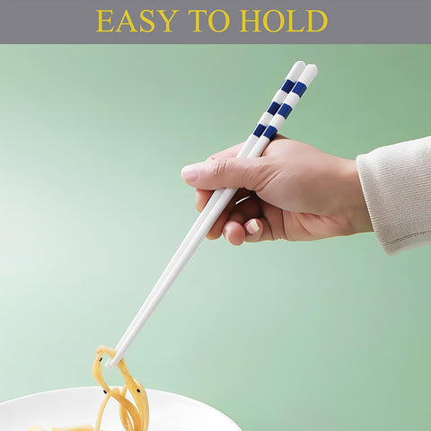 GTIEDIK chopsticks measure 24.5 cm for comfortable use