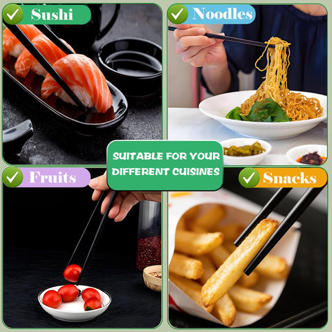 GTIEDIK non-slip chopsticks provide comfortable dining and learning.