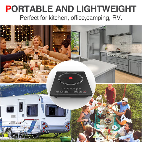 GTKZW Portable design fits compact kitchens and travel setups.