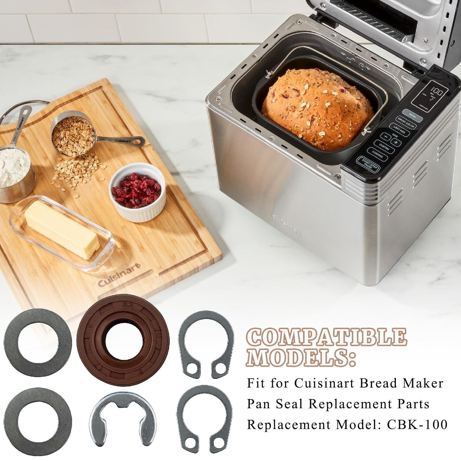 gtpartes CBK-100 seal kit washers close-up highlights corrosion-resistant washers