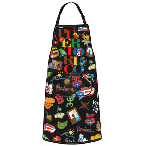 G2TUP Puerto Rico cooking apron ideal gift for holidays and celebrations.