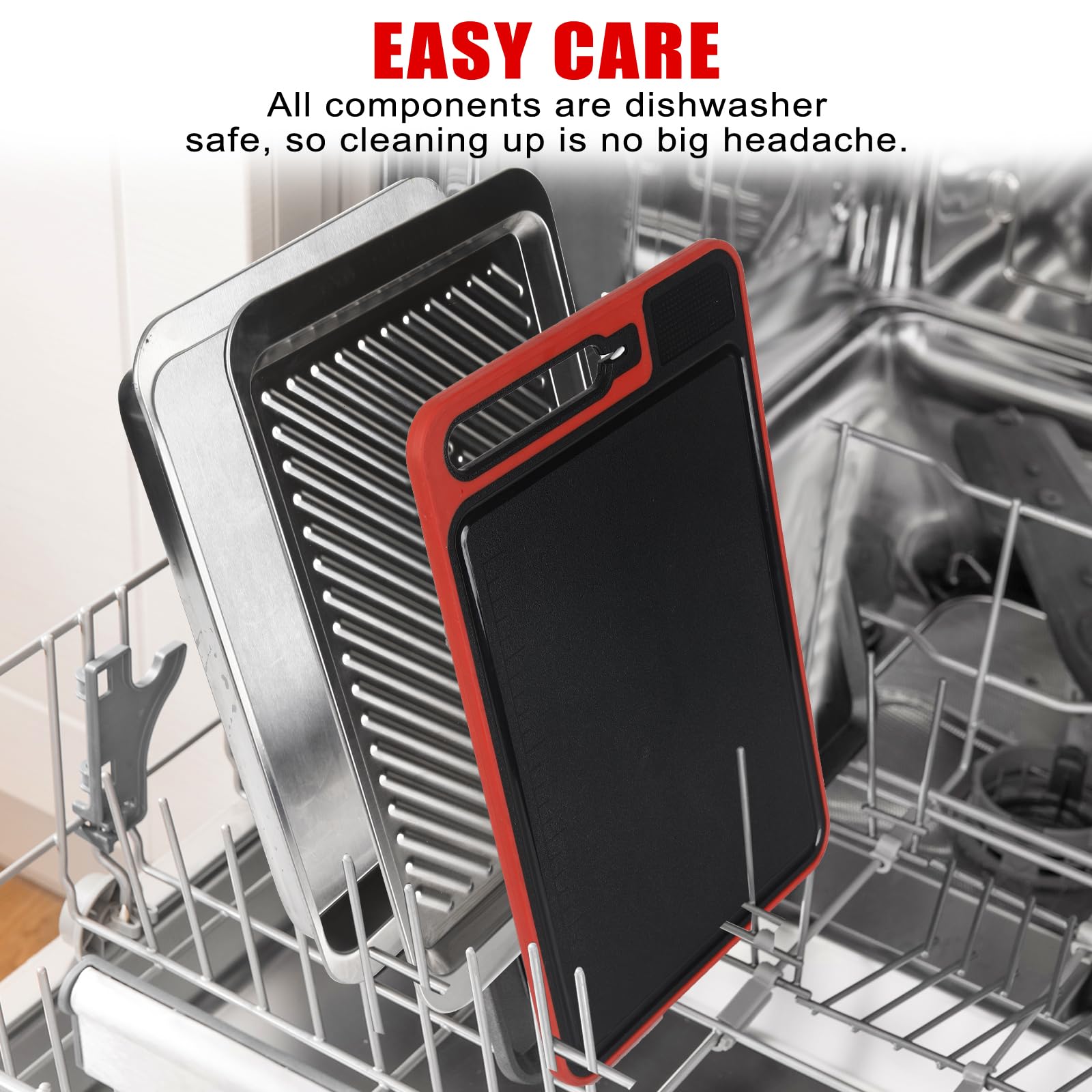 GuanBoXin heavy-duty trays support up to 20 lbs for large cuts.