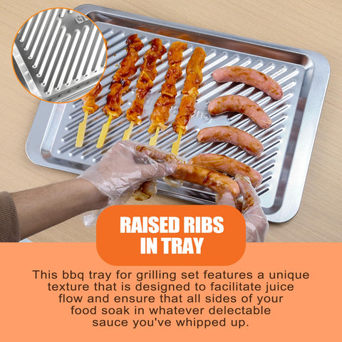 GuanBoXin dishwasher-safe trays simplify cleanup after grilling.