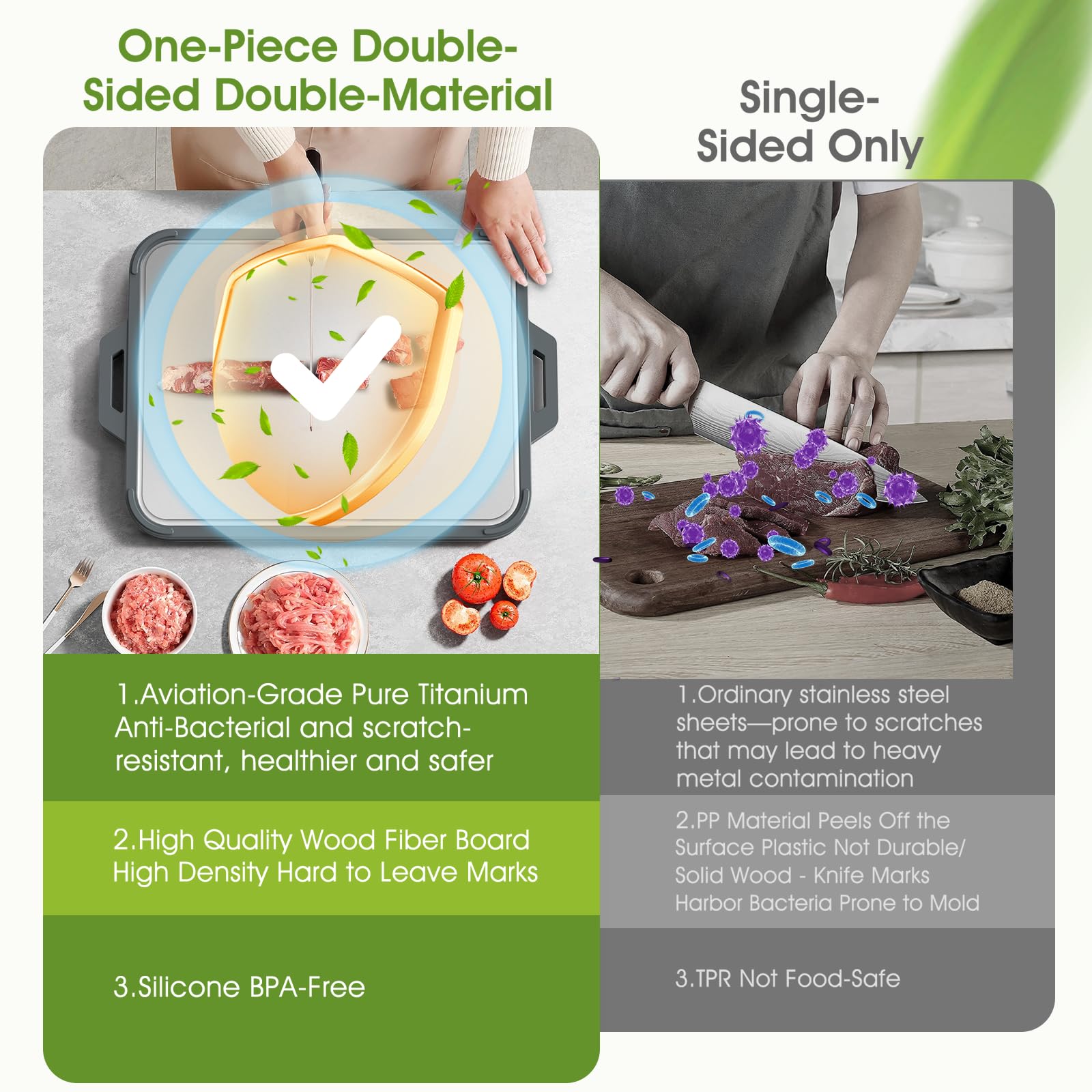 GUANCI cutting-board is dishwasher-safe for fast cleanup.