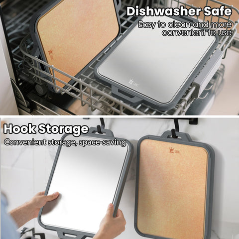 GUANCI hanging-hole enables space-saving vertical storage.
