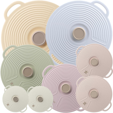 GUANCI silicone lid 12-inch on bowl prevents splatter during heating