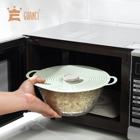 GUANCI silicone lid 6-inch seals small containers for freshness